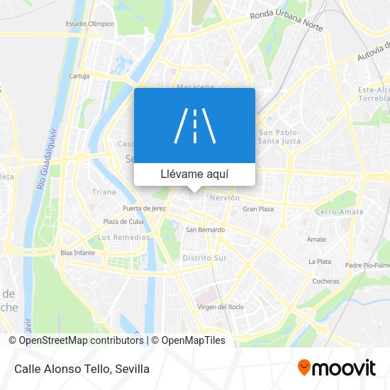 Mapa Calle Alonso Tello