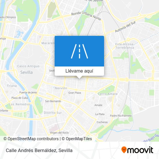 Mapa Calle Andrés Bernáldez
