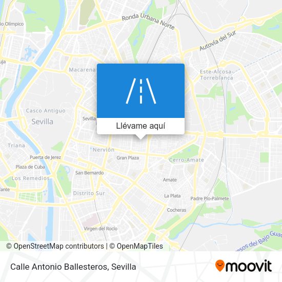 Mapa Calle Antonio Ballesteros