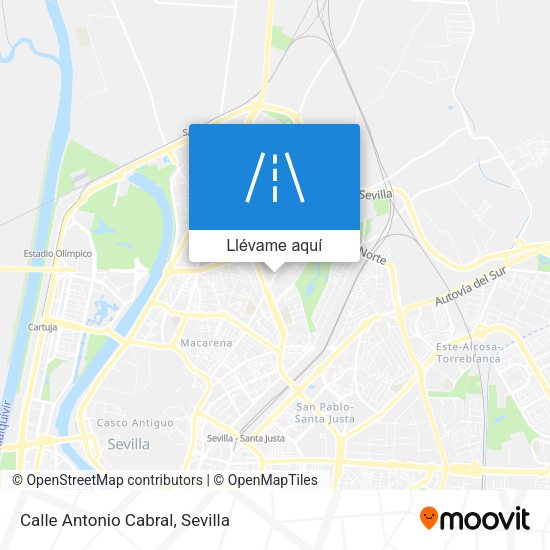 Mapa Calle Antonio Cabral
