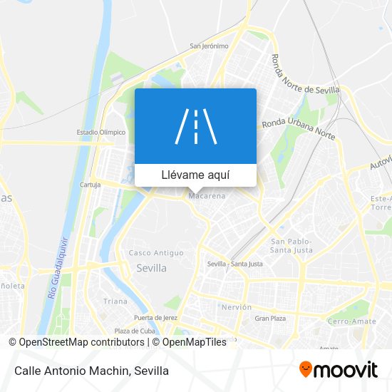 Mapa Calle Antonio Machin