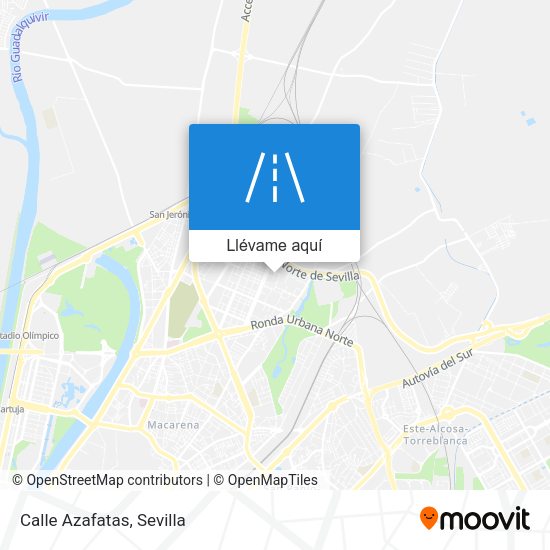 Mapa Calle Azafatas