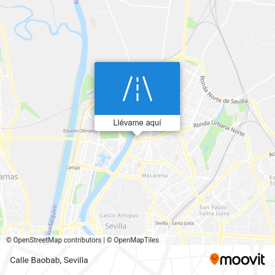 Mapa Calle Baobab