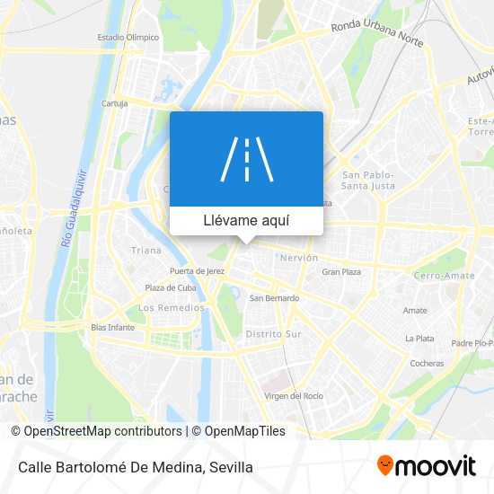 Mapa Calle Bartolomé De Medina