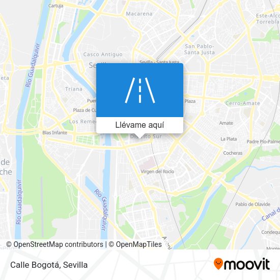 Mapa Calle Bogotá