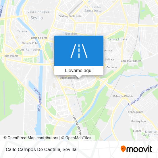 Mapa Calle Campos De Castilla