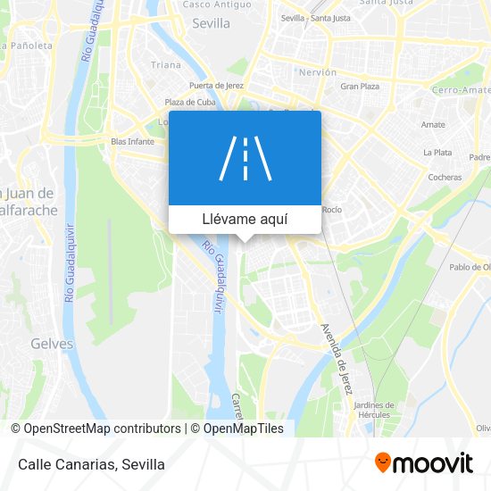 Mapa Calle Canarias