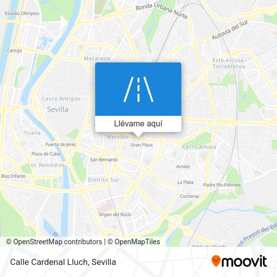 Mapa Calle Cardenal Lluch