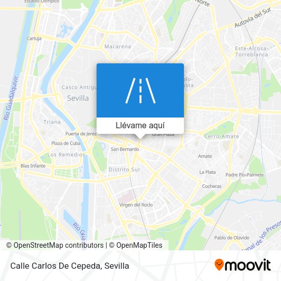Mapa Calle Carlos De Cepeda