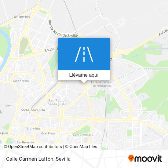 Mapa Calle Carmen Laffón