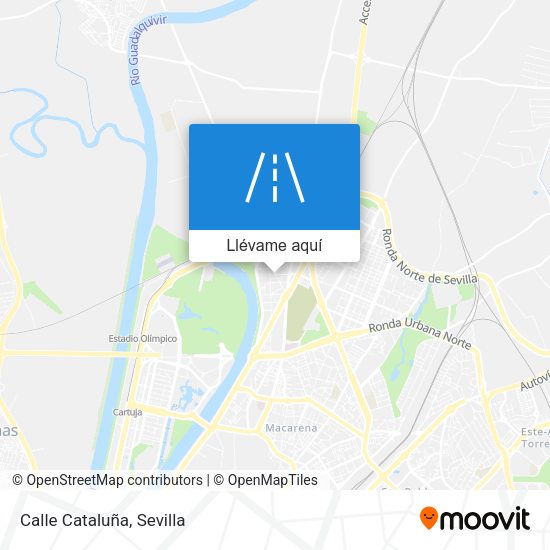 Mapa Calle Cataluña