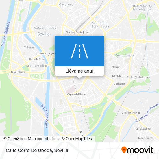 Mapa Calle Cerro De Úbeda