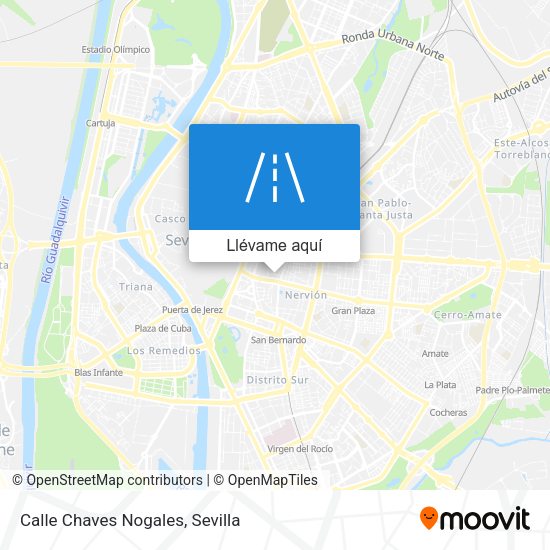 Mapa Calle Chaves Nogales