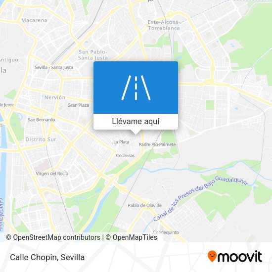 Mapa Calle Chopin