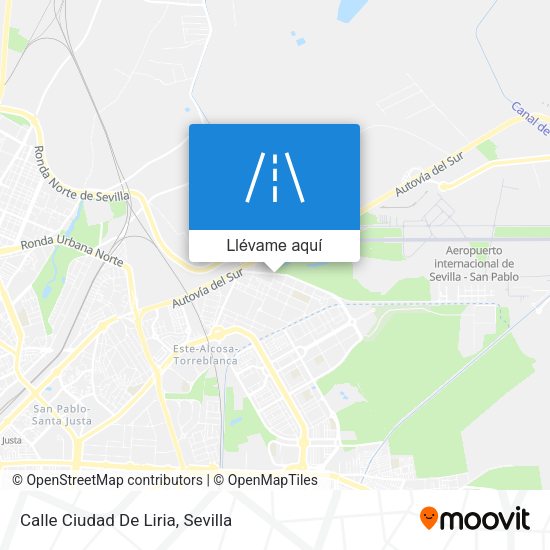 Mapa Calle Ciudad De Liria