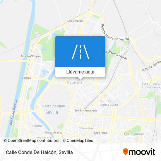 Mapa Calle Conde De Halcón