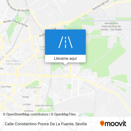 Mapa Calle Constantino Ponce De La Fuente