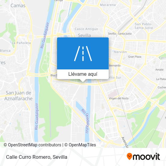 Mapa Calle Curro Romero