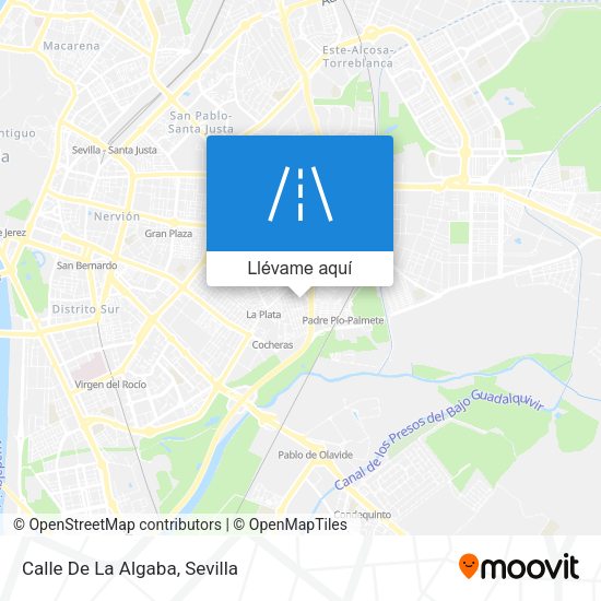 Mapa Calle De La Algaba