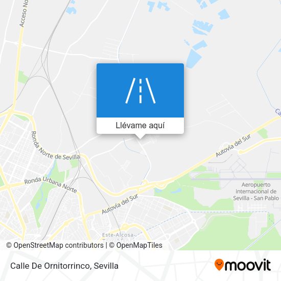 Mapa Calle De Ornitorrinco