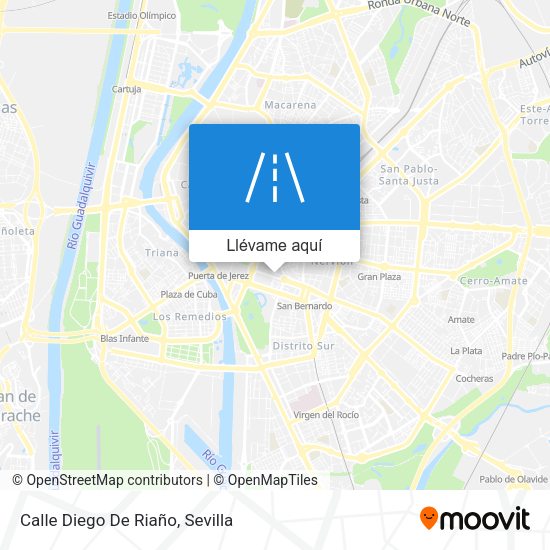Mapa Calle Diego De Riaño