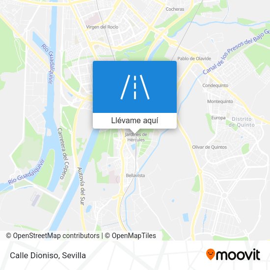 Mapa Calle Dioniso