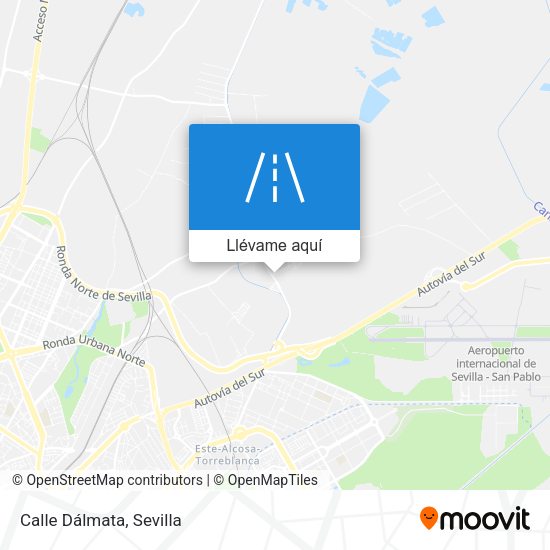 Mapa Calle Dálmata