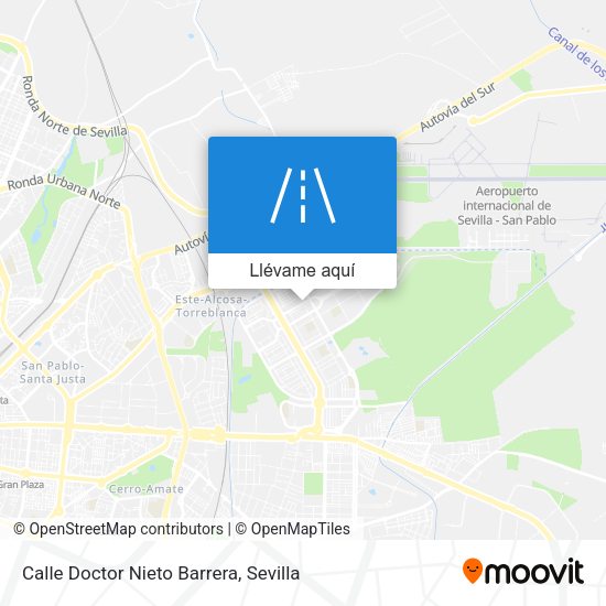 Mapa Calle Doctor Nieto Barrera