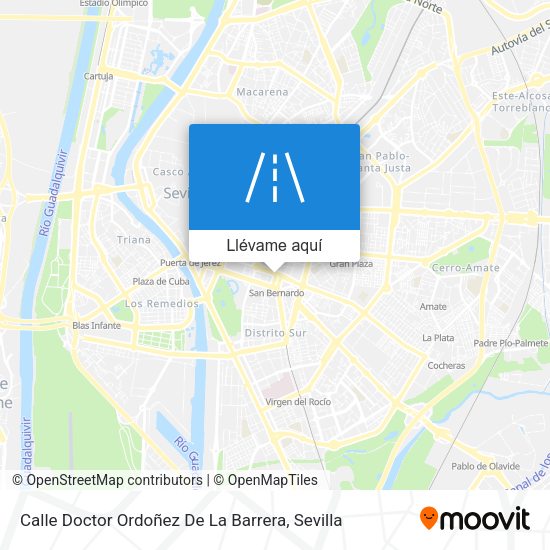 Mapa Calle Doctor Ordoñez De La Barrera
