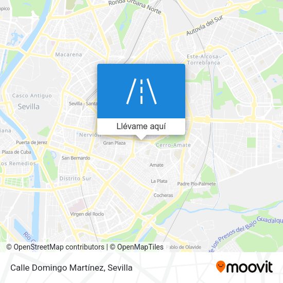 Mapa Calle Domingo Martínez