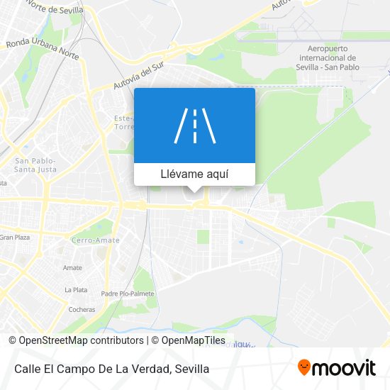 Mapa Calle El Campo De La Verdad