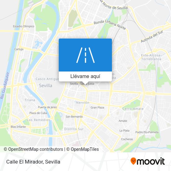Mapa Calle El Mirador