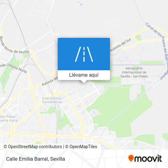 Mapa Calle Emilia Barral