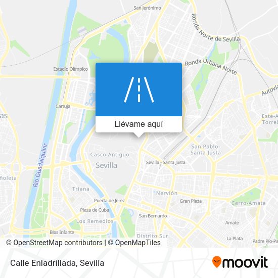 Mapa Calle Enladrillada