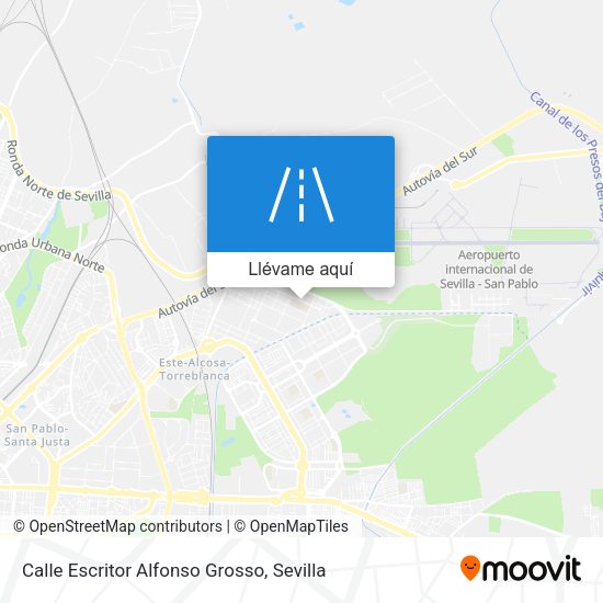 Mapa Calle Escritor Alfonso Grosso