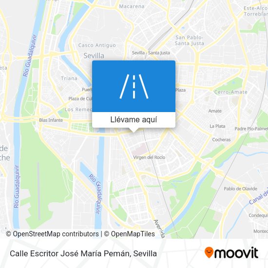 Mapa Calle Escritor José María Pemán