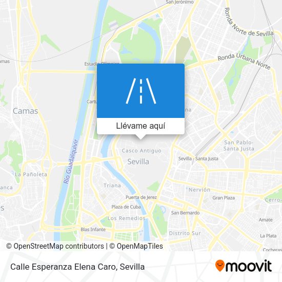 Mapa Calle Esperanza Elena Caro