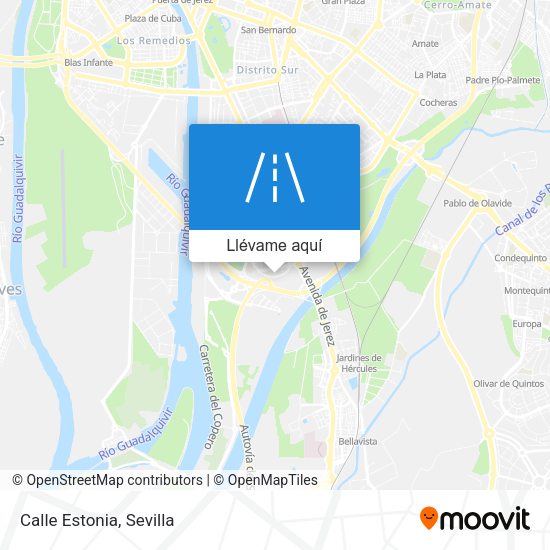 Mapa Calle Estonia