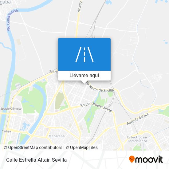 Mapa Calle Estrella Altair