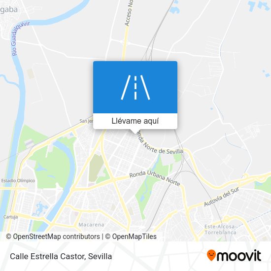 Mapa Calle Estrella Castor