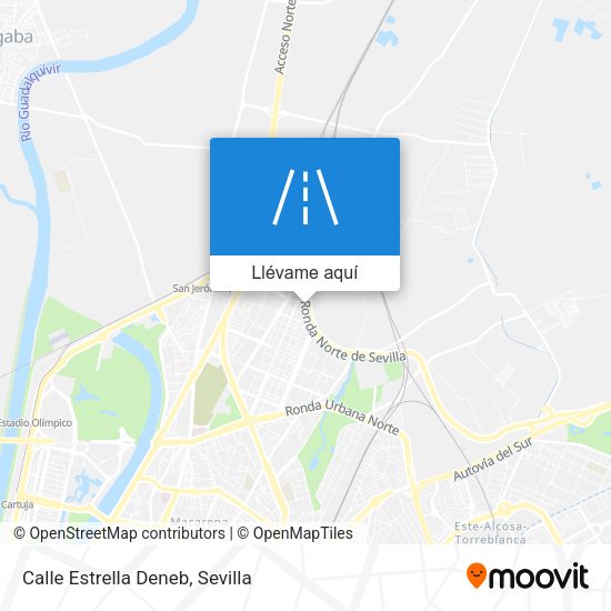 Mapa Calle Estrella Deneb