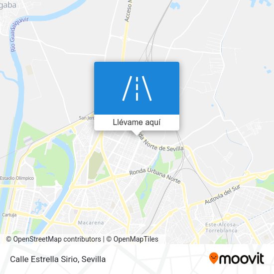 Mapa Calle Estrella Sirio