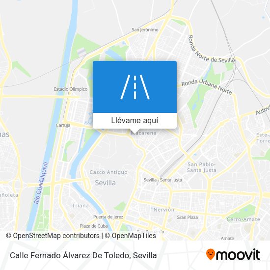Mapa Calle Fernado Álvarez De Toledo