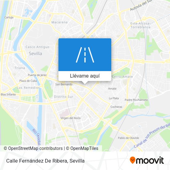 Mapa Calle Fernández De Ribera