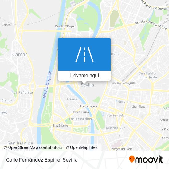 Mapa Calle Fernández Espino