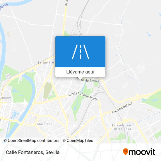 Mapa Calle Fontaneros