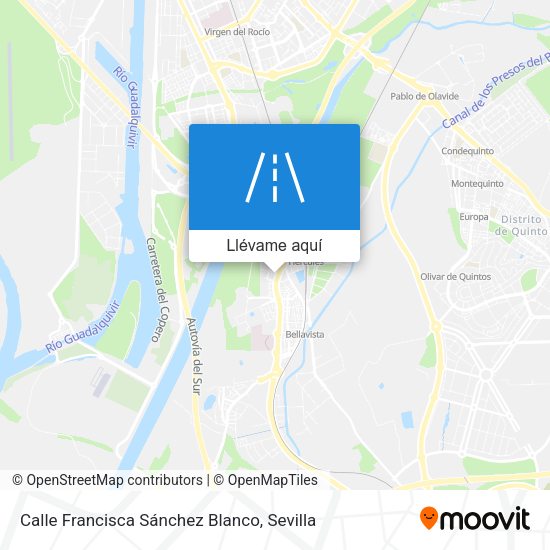 Mapa Calle Francisca Sánchez Blanco