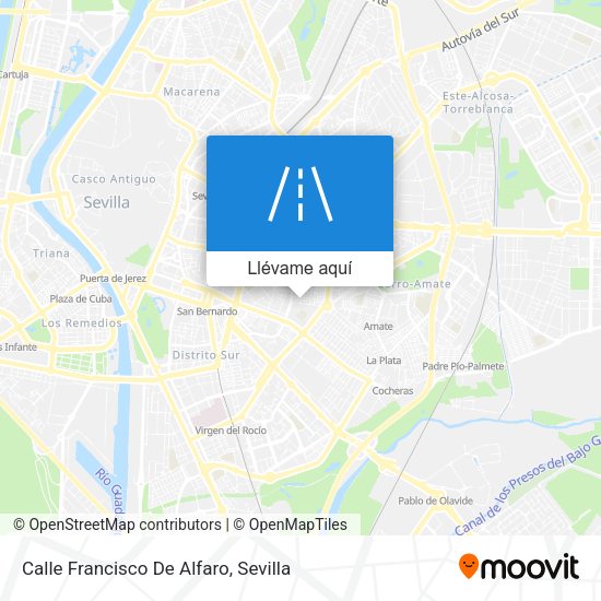Mapa Calle Francisco De Alfaro