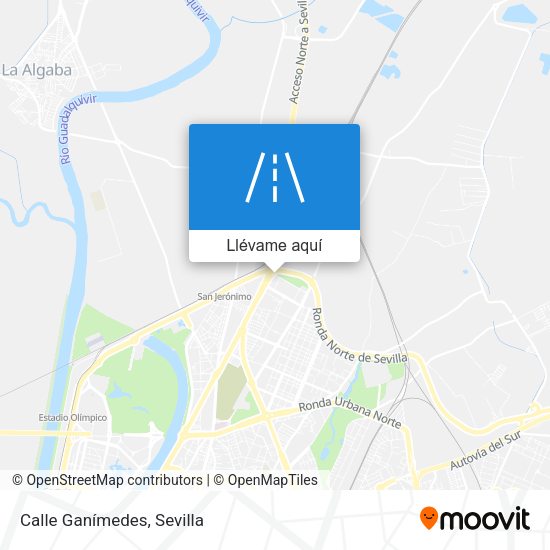 Mapa Calle Ganímedes