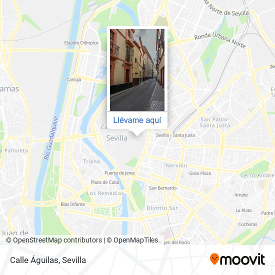 Cómo llegar a Calle Águilas en Sevilla en Autobús, Tren o Metro?